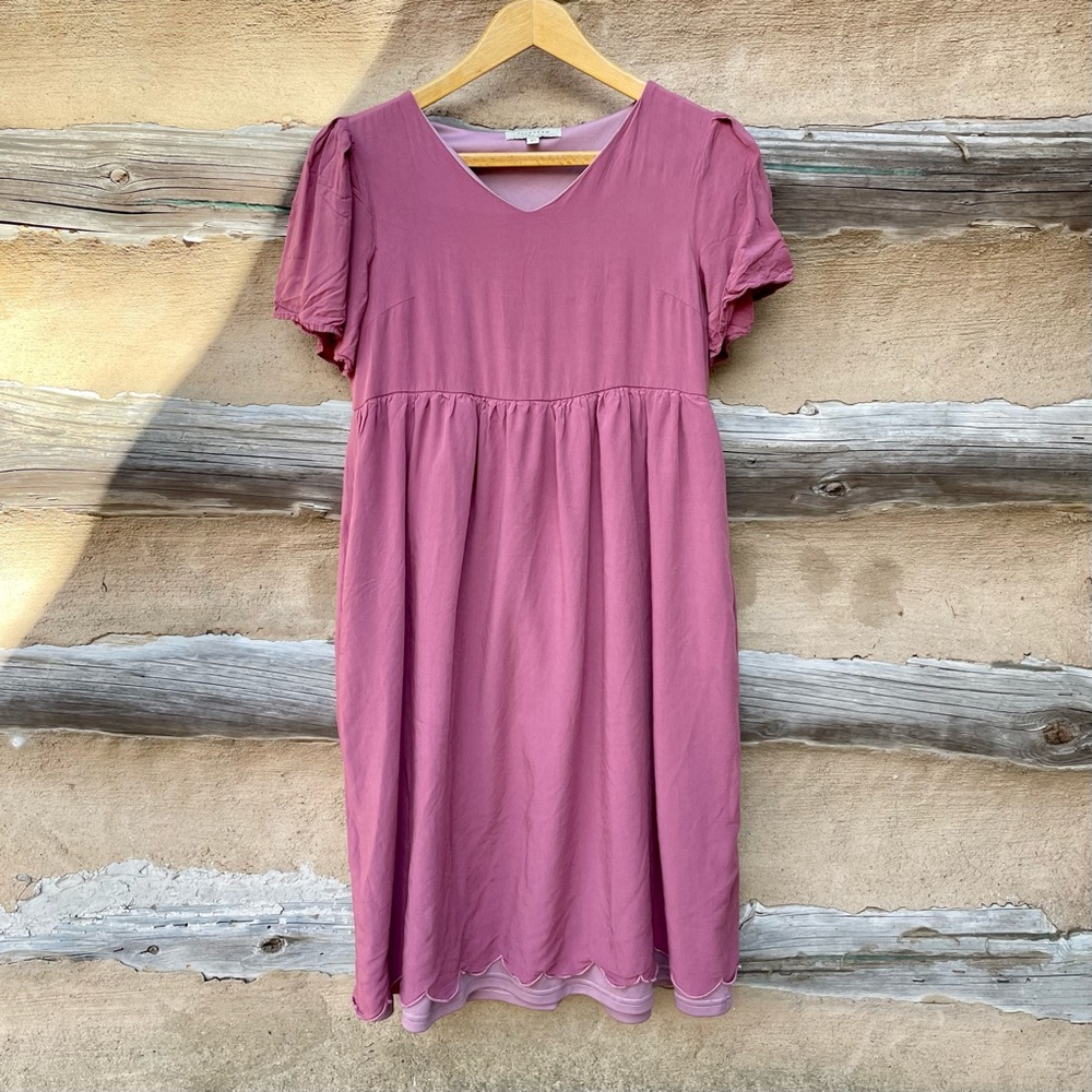 Polagram Babydoll Midi Dress Size XS